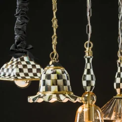 Courtly Check Pendant Lamp - Small|MacKenzie-Childs Sale