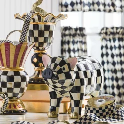 Courtly Check Pig Figurine|MacKenzie-Childs New
