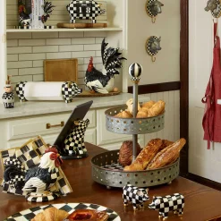 Courtly Check Pig Paper Towel Holder|MacKenzie-Childs