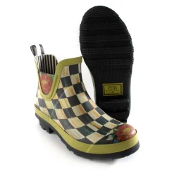 Courtly Check Rain Boots - Short - Size 10|MacKenzie-Childs Discount