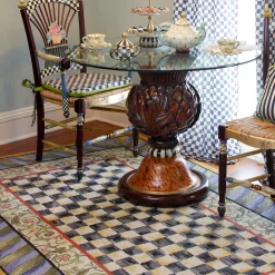 Courtly Check Rug - 5' X 8' - Purple & Green|MacKenzie-Childs Discount