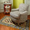 Courtly Check Rug - 3' X 5' - Purple & Green|MacKenzie-Childs Online