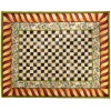 Courtly Check Rug - 8' X 10' - Red & Gold|MacKenzie-Childs Clearance