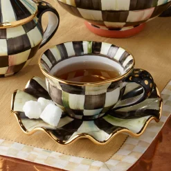 Courtly Check Saucer|MacKenzie-Childs Hot