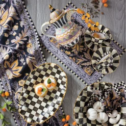 Courtly Check Saucer|MacKenzie-Childs Hot