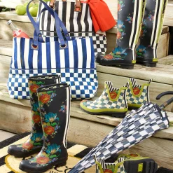 Courtly Check Seamless Umbrella|MacKenzie-Childs New