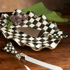 Courtly Check Serving Platter|MacKenzie-Childs New
