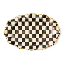 Courtly Check Serving Platter|MacKenzie-Childs New