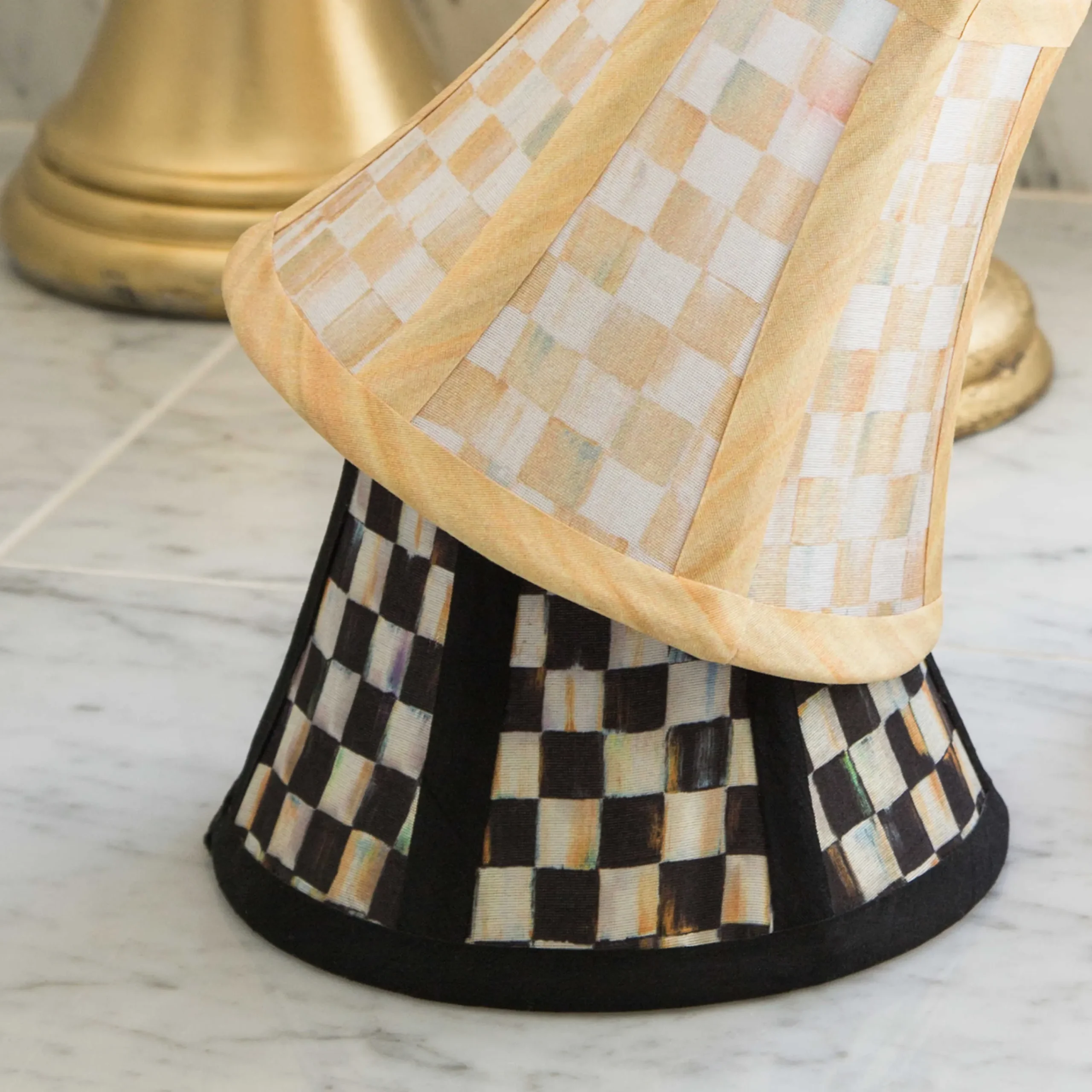 Courtly Check Shade - Chandelier|MacKenzie-Childs Hot