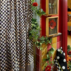 Courtly Check Shower Curtain|MacKenzie-Childs Best