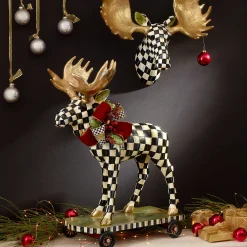 Courtly Check Small Moose|MacKenzie-Childs Hot