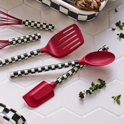 Courtly Check Spatula - Red|MacKenzie-Childs Best