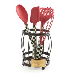 Courtly Check Spatula - Red|MacKenzie-Childs Best