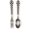 Courtly Check Spoon & Fork|MacKenzie-Childs Online