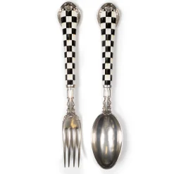 Courtly Check Spoon & Fork|MacKenzie-Childs Online