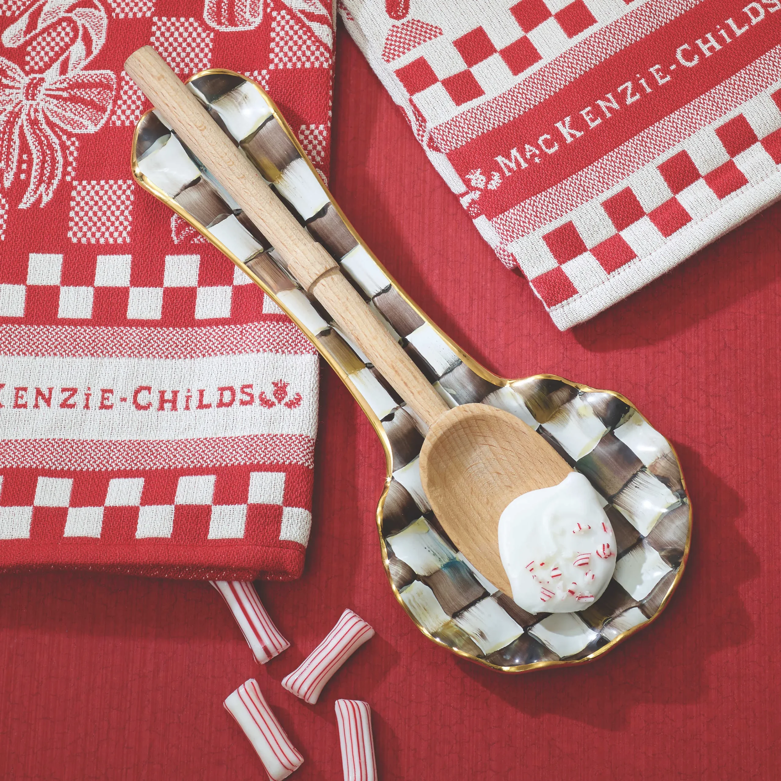 Courtly Check Spoon Rest|MacKenzie-Childs Online