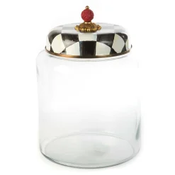 Courtly Check Storage Canister - Bigger|MacKenzie-Childs New