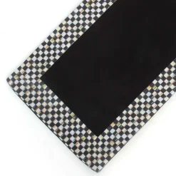 Courtly Check Table Runner - Black|MacKenzie-Childs Best