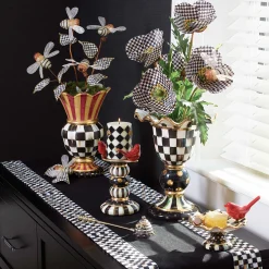 Courtly Check Table Runner - Black|MacKenzie-Childs Best
