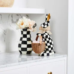 Courtly Check Tall Vase & Bouquet Set|MacKenzie-Childs New