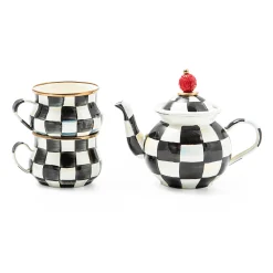 Courtly Check Tea Party Set|MacKenzie-Childs Clearance