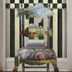 Courtly Check Wallpaper Border|MacKenzie-Childs Discount