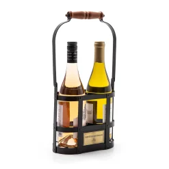 Courtly Check Wine Carrier|MacKenzie-Childs Clearance