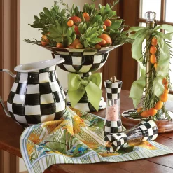Courtly Check Wood Paper Towel Holder|MacKenzie-Childs Hot
