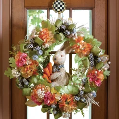 Courtly Check Wreath Hanger|MacKenzie-Childs Discount