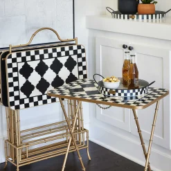 Courtly Cocktail Trays - Set Of 4|MacKenzie-Childs Online