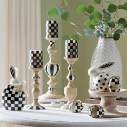 Courtly Pillar Candle Holders - Set Of 3|MacKenzie-Childs