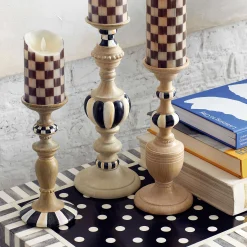 Courtly Pillar Candle Holders - Set Of 3|MacKenzie-Childs