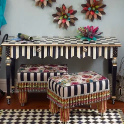 Courtly Stripe Console Table|MacKenzie-Childs Online