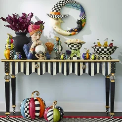 Courtly Stripe Console Table|MacKenzie-Childs Online