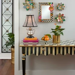 Courtly Stripe Console Table|MacKenzie-Childs Online