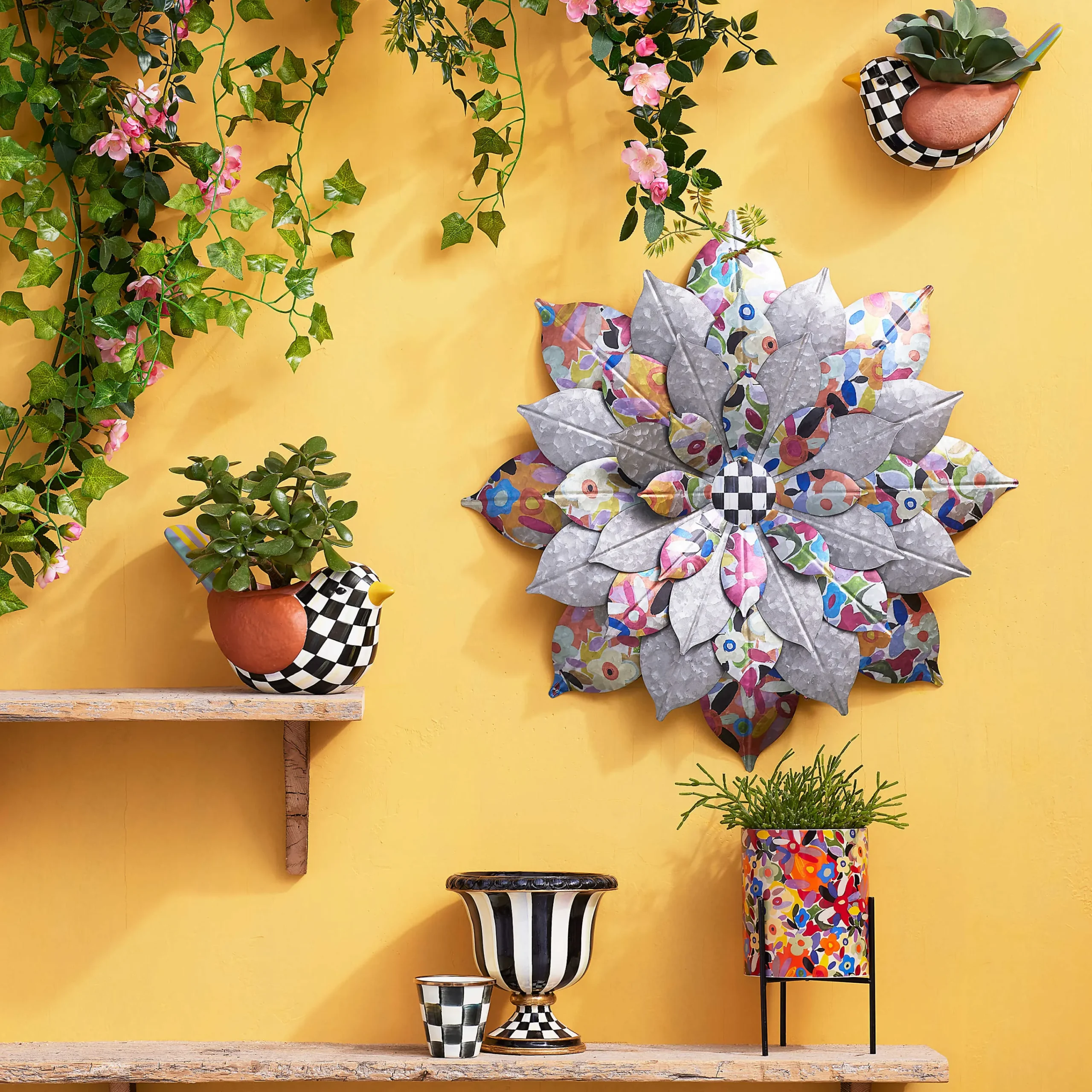 Courtly Stripe Tabletop Urn|MacKenzie-Childs Hot