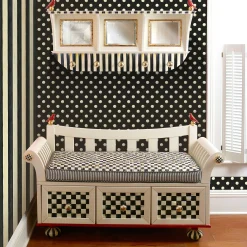 Courtly Stripe Wallpaper|MacKenzie-Childs Clearance