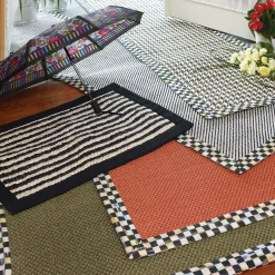 Courtly Twill Rug - 3' X 5'|MacKenzie-Childs Online