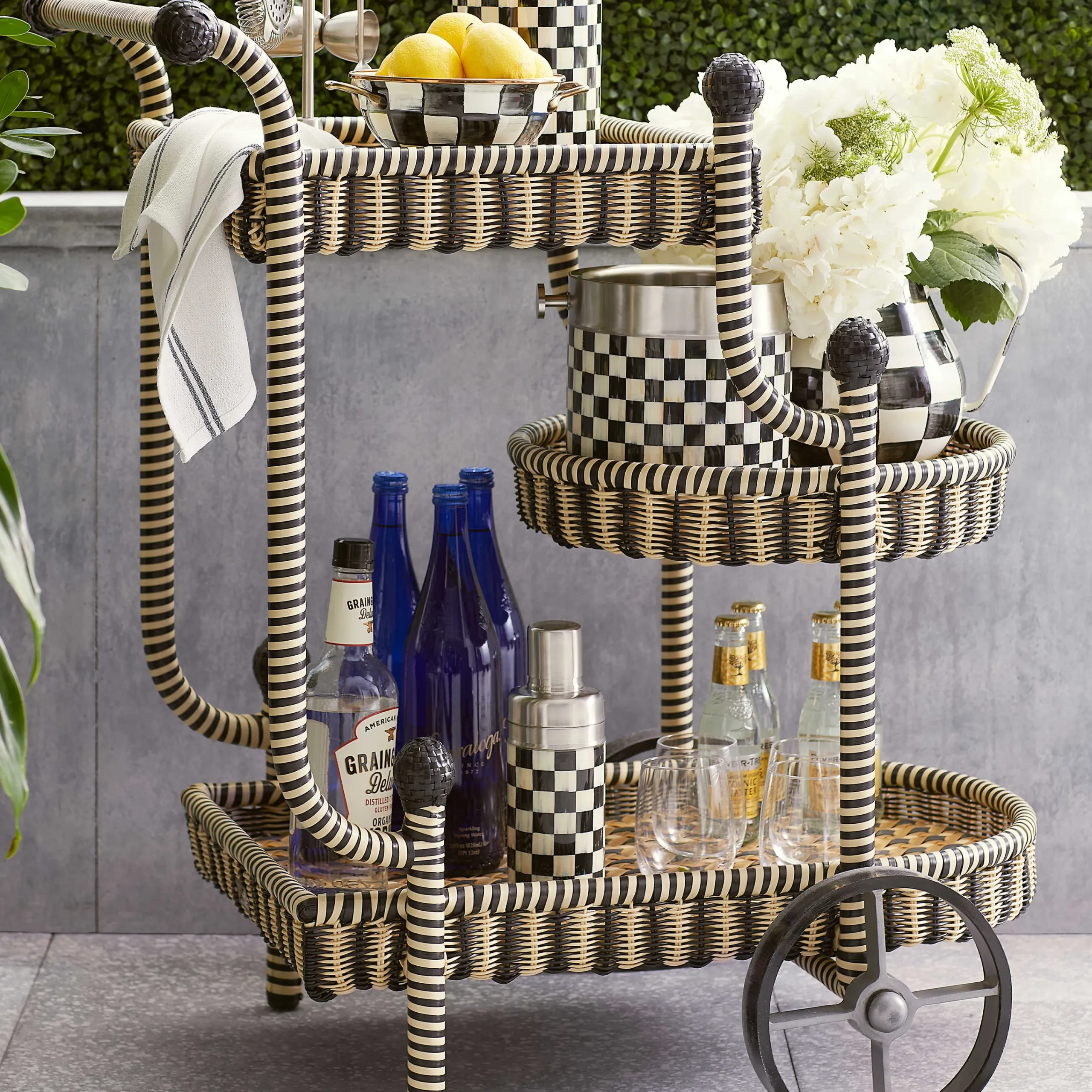 Courtyard Bar Cart|MacKenzie-Childs Online