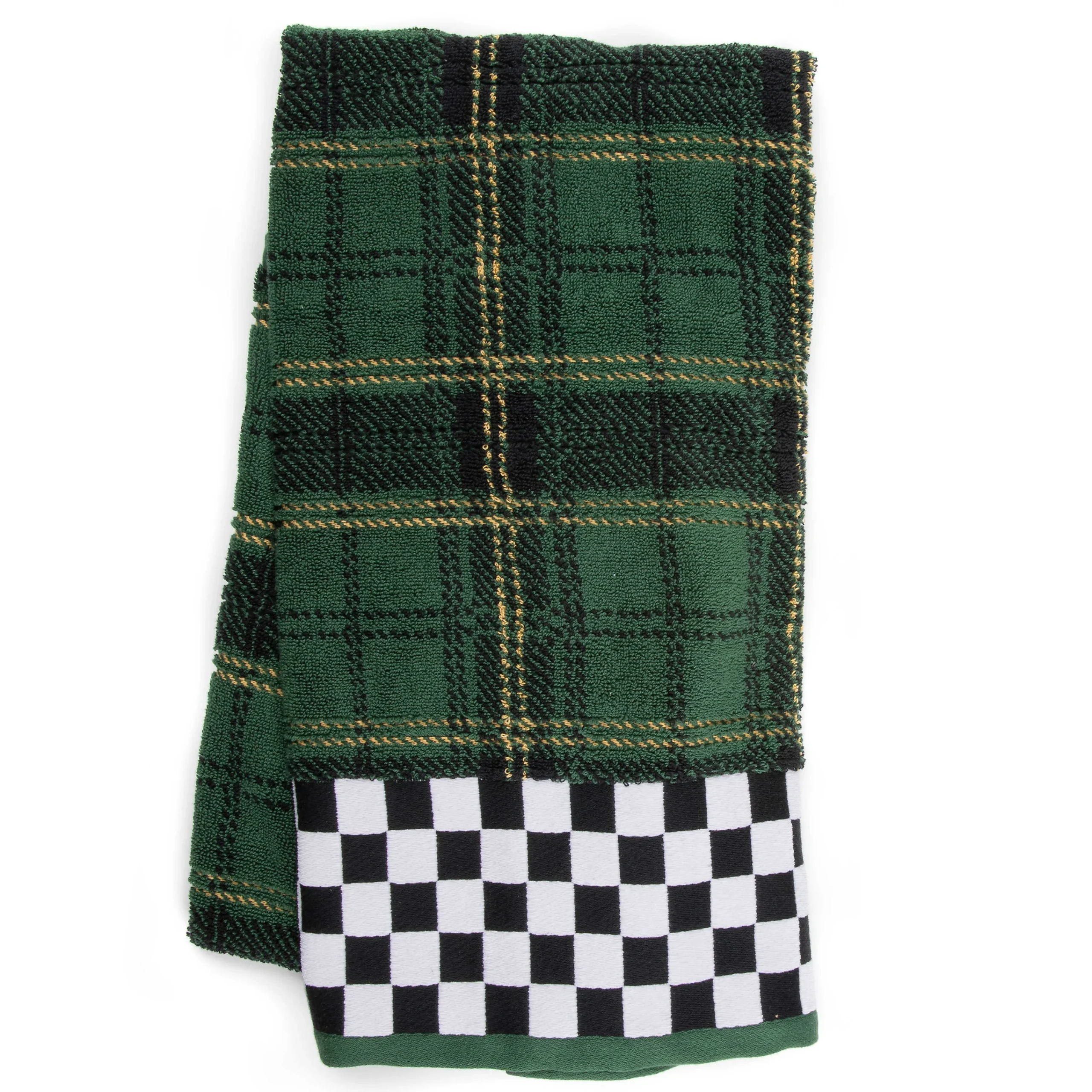 Evergreen Plaid Bath Towel|MacKenzie-Childs Clearance