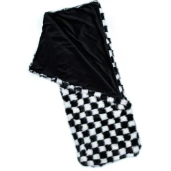 Fab Fur Check Throw|MacKenzie-Childs Online