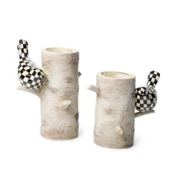 Farmhouse Birch Tealight Holder - Tall|MacKenzie-Childs Sale
