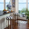 Flatiron Bar Stool - Navy|MacKenzie-Childs New