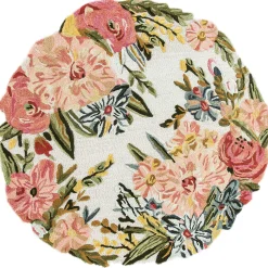 Flower Garden Rug - 6' Round|MacKenzie-Childs Outlet