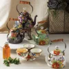 Flower Market 2 Quart Tea Kettle - Black|MacKenzie-Childs Clearance