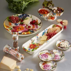 Flower Market Appetizer Plates - Set Of 4|MacKenzie-Childs Outlet