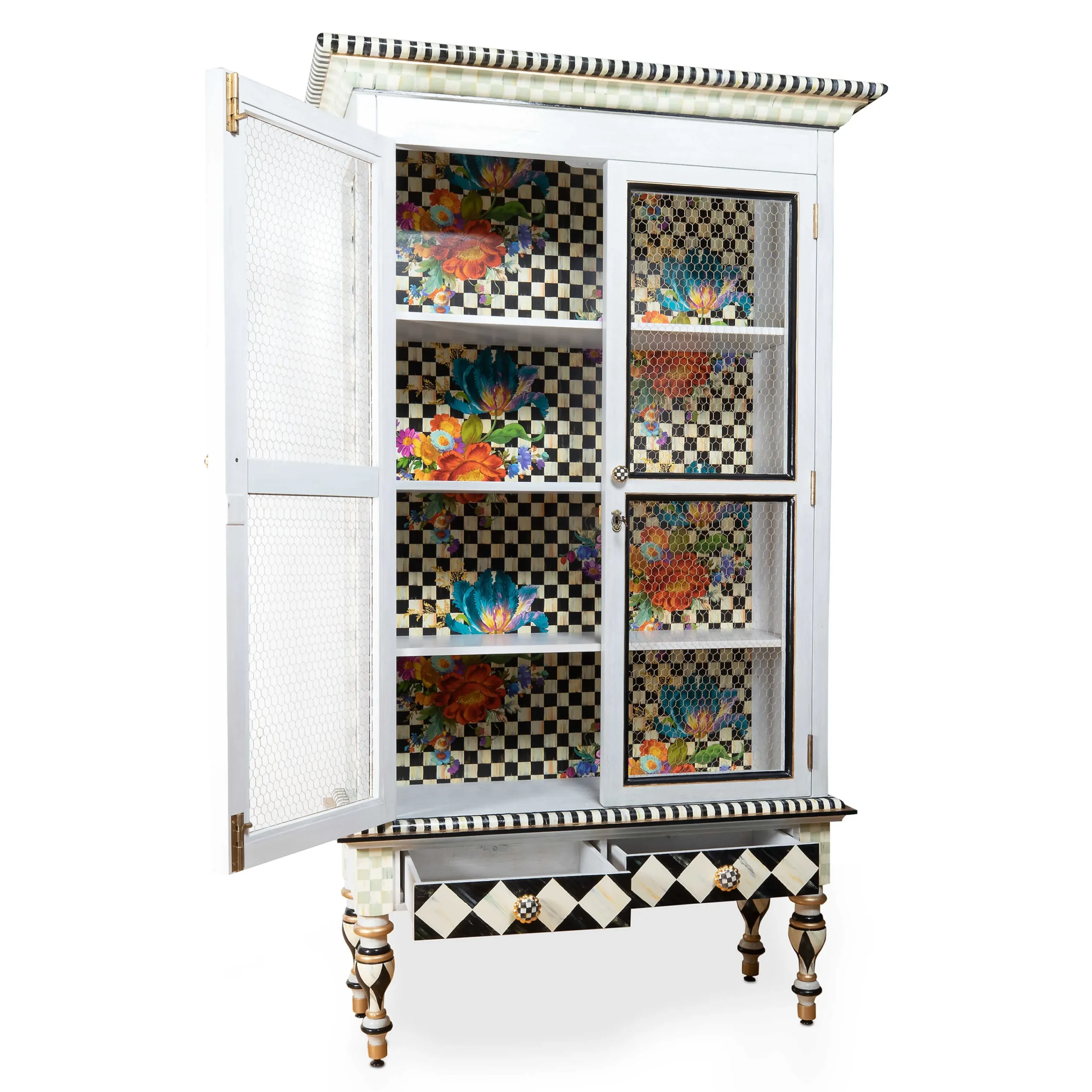 Flower Market Cabinet|MacKenzie-Childs Outlet