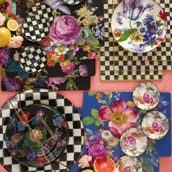 Flower Market Dinner Plate - White|MacKenzie-Childs Outlet