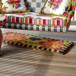 Flower Market Double Door Entrance Mat|MacKenzie-Childs Online