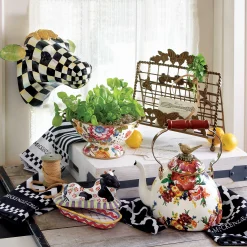Flower Market Large Colander - White|MacKenzie-Childs Online